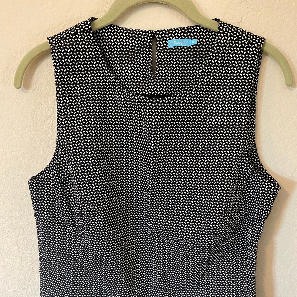 J. McLaughlin size 8 womens fitted tank blouse
